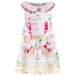 🌸EUC Mayoral Fuchsia Teddy Bear